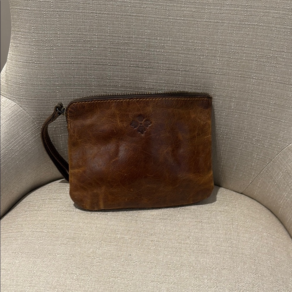 Brown Leather Women’s Clutch - Patricia Nash